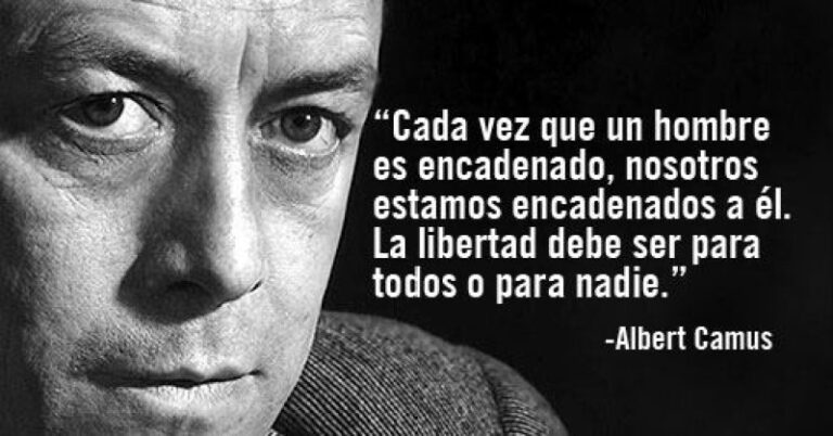 Las 25 frases más célebres de Albert Camus – La cafeína de sus ojos…